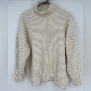 Aerie Cozy Cream Turtleneck Sweater